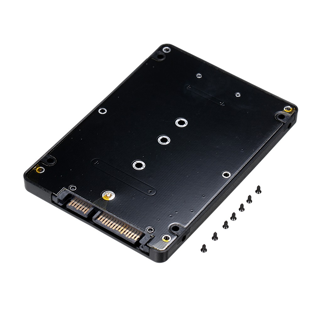 NGFF M.2 SSD to 22Pin SATA III Converter Adapter with 2.5'' Enclosure 2280 2260 2242 2230 SSD