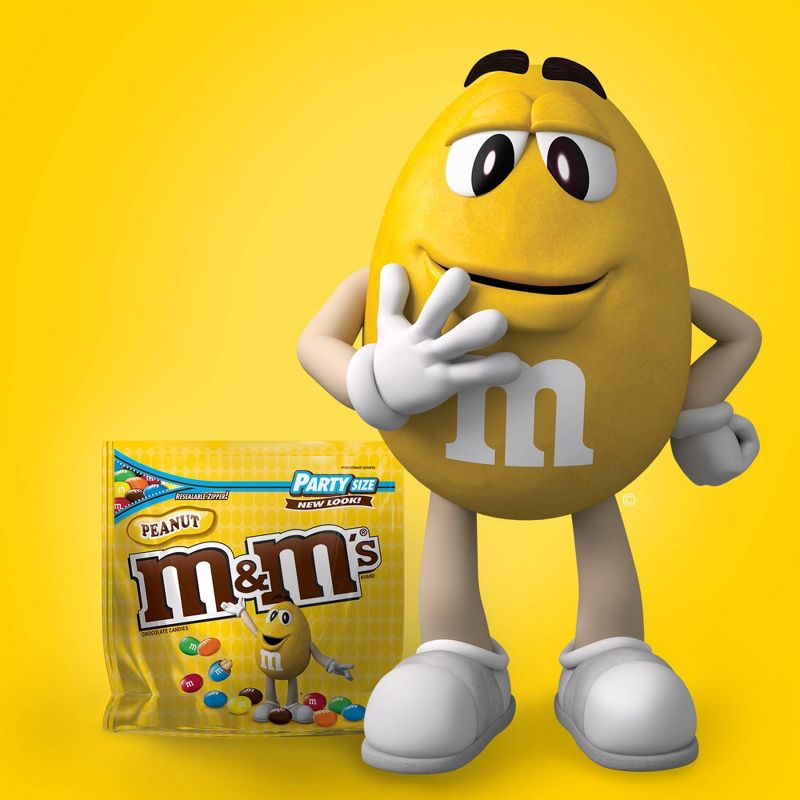 M&M's Party Size Peanut Chocolate Candies - 38oz
