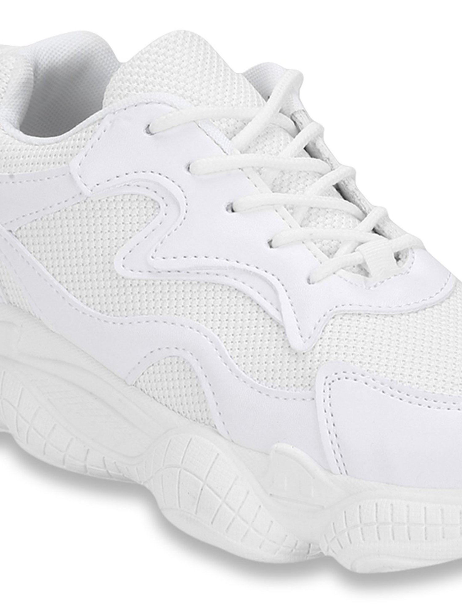 Truffle Collection White Casual Sneakers