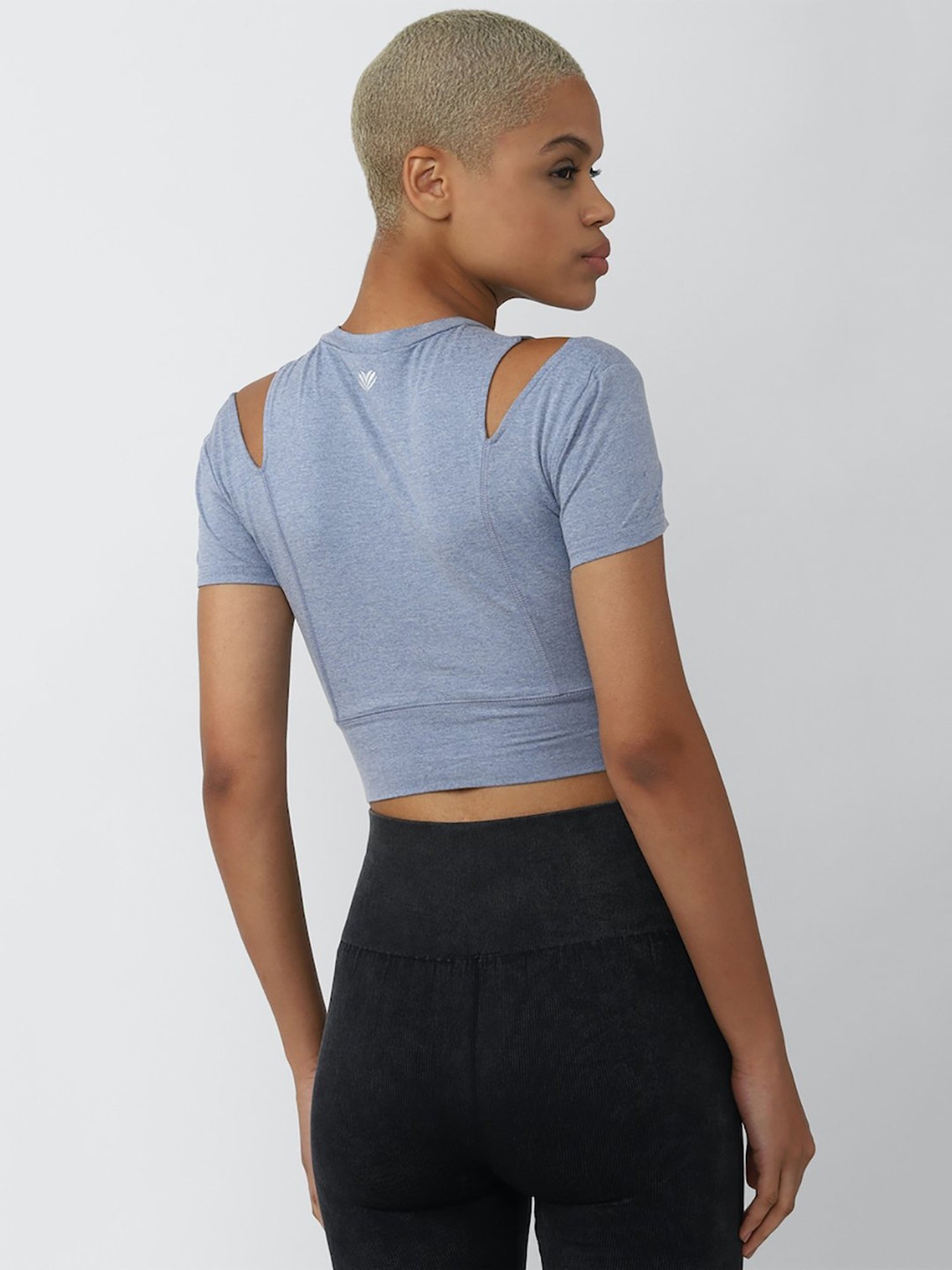 Forever 21 Blue Crop Top