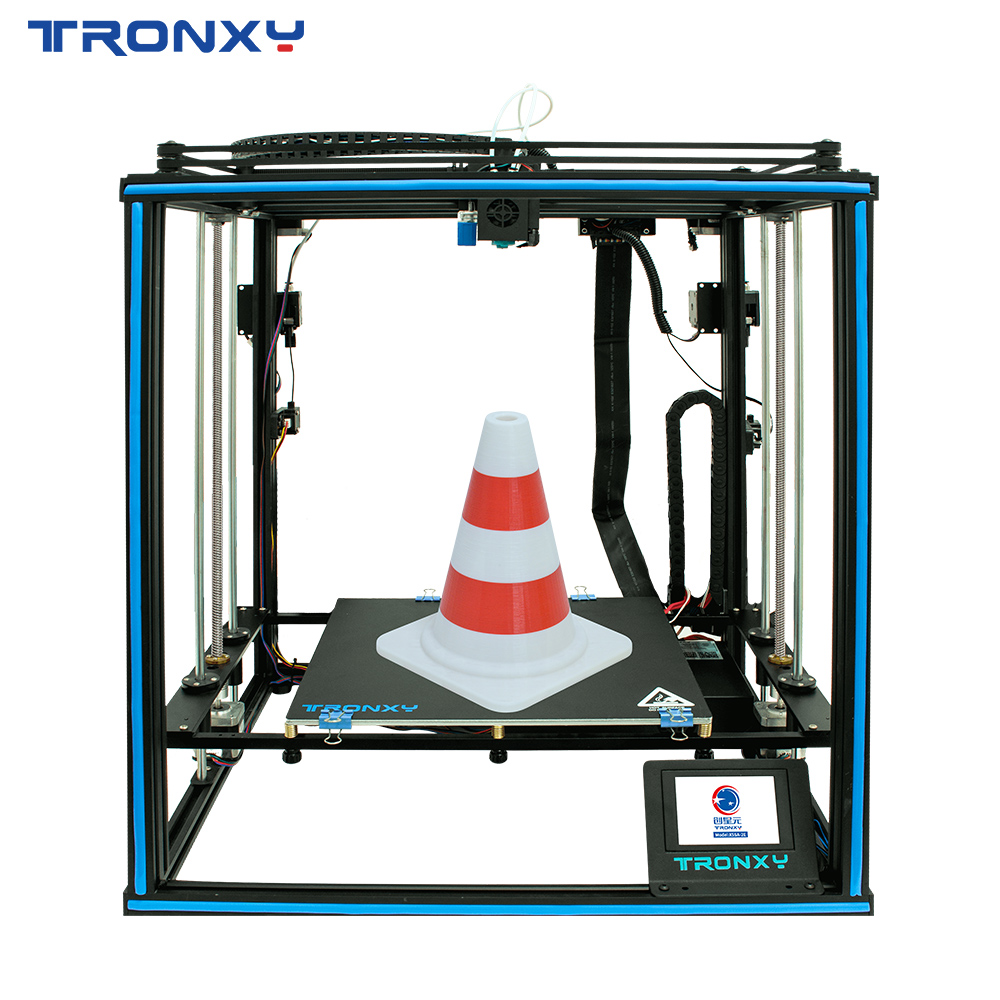 Tronxy Large Size 330X330X400MM X5SA-2E Two-color Printing DIY 3.5inch Full Color Touch Screen 3d-printer