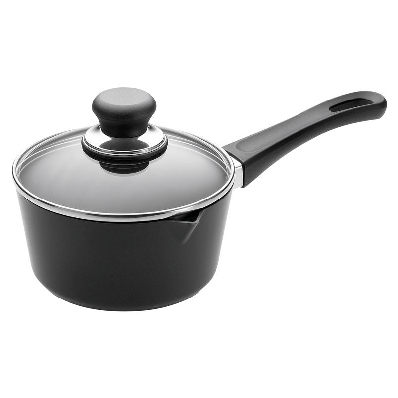 Chantal Induction 21 Ceramic Coated Steel 1 Quart Saucepan with Glass Lid