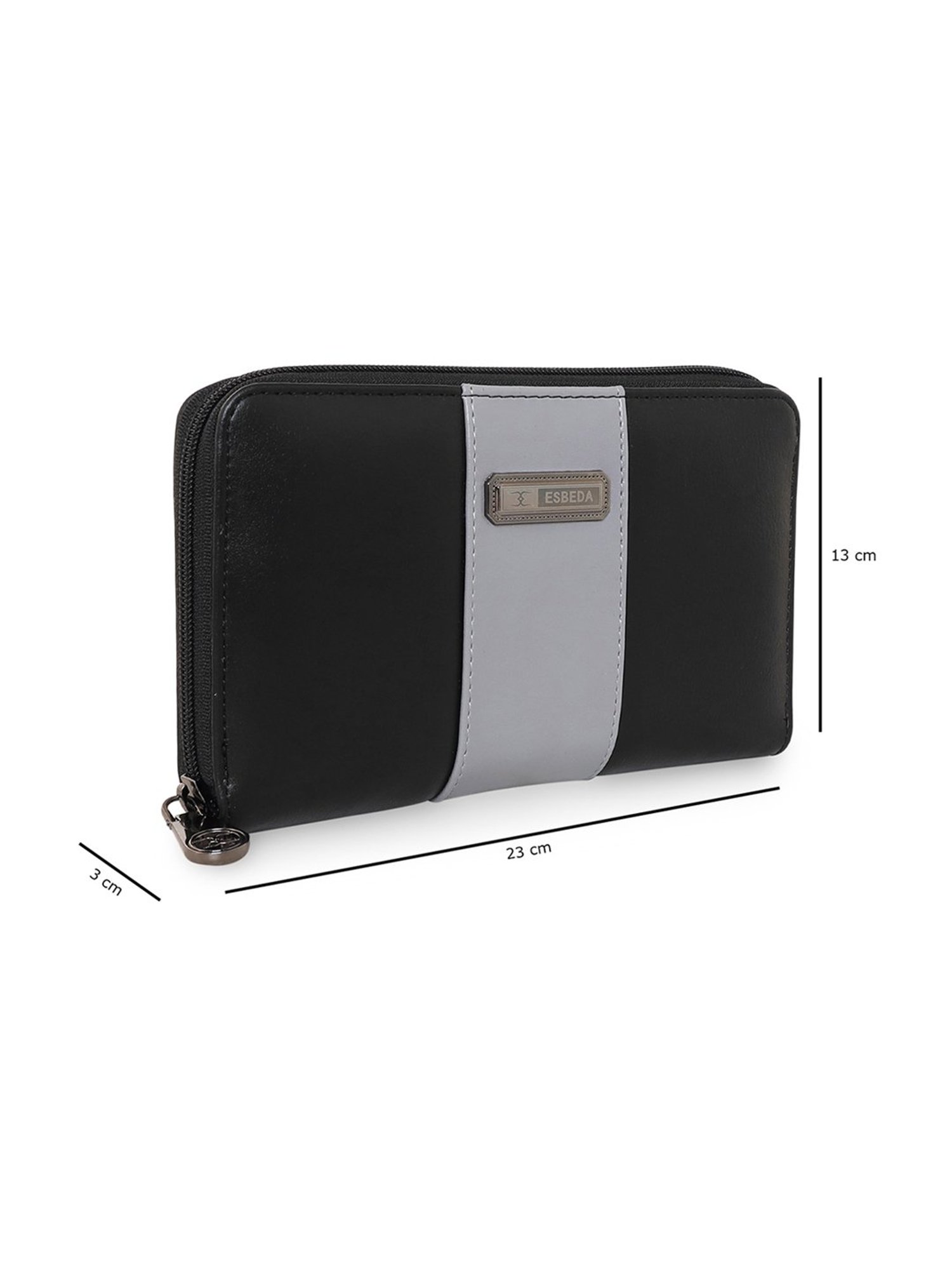 Louis Philippe Brown Casual Leather Money Clip Wallet for Men