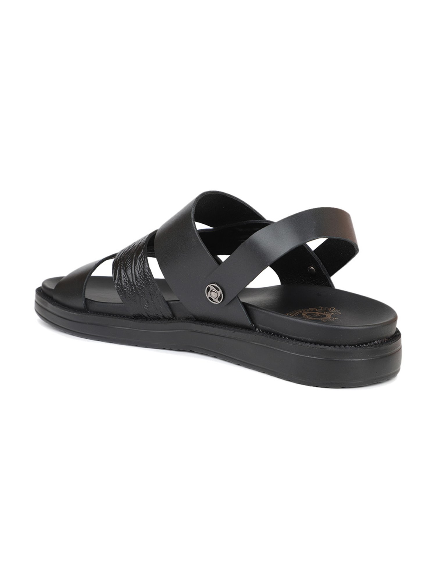 Atesber by Inc.5 Men's Black Sling Back Sandals