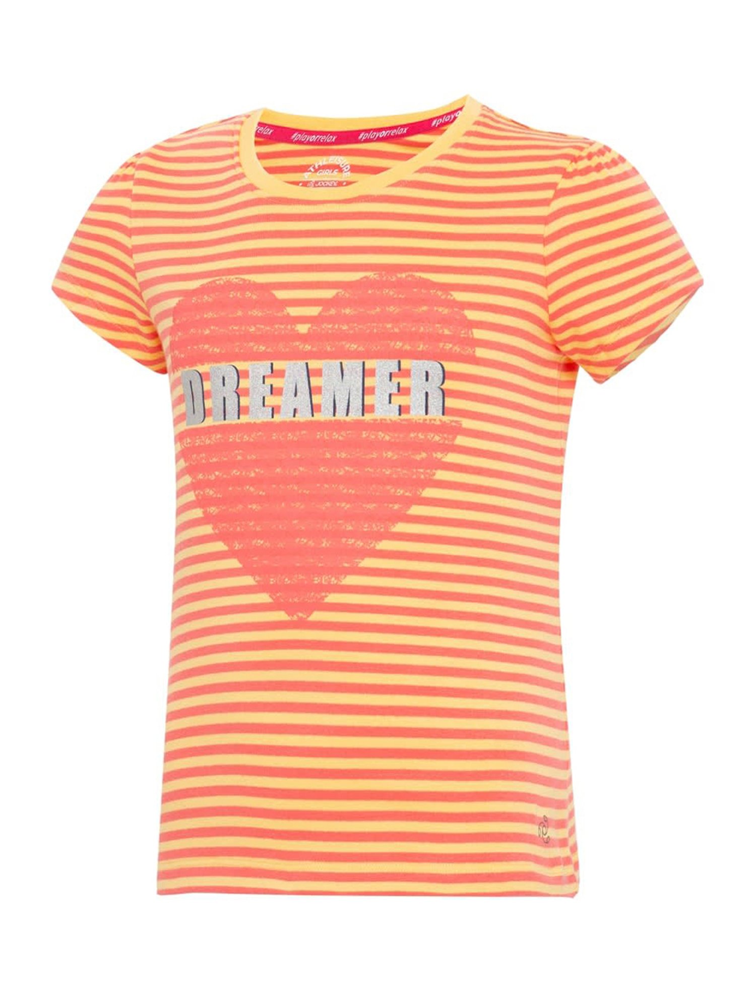 Jockey Kids Yellow Striped AG02 T-Shirt