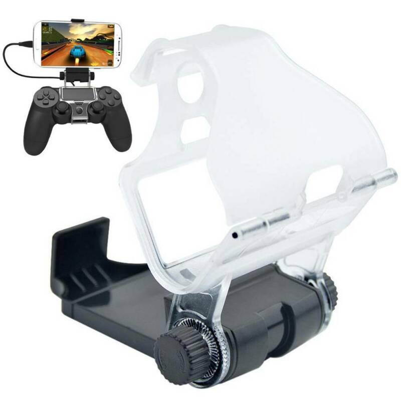 180 Degree Adjustable Universal Smartphone Clamp Game Clip Holder Mount Stand Bracket for PS4 Playstation Controller