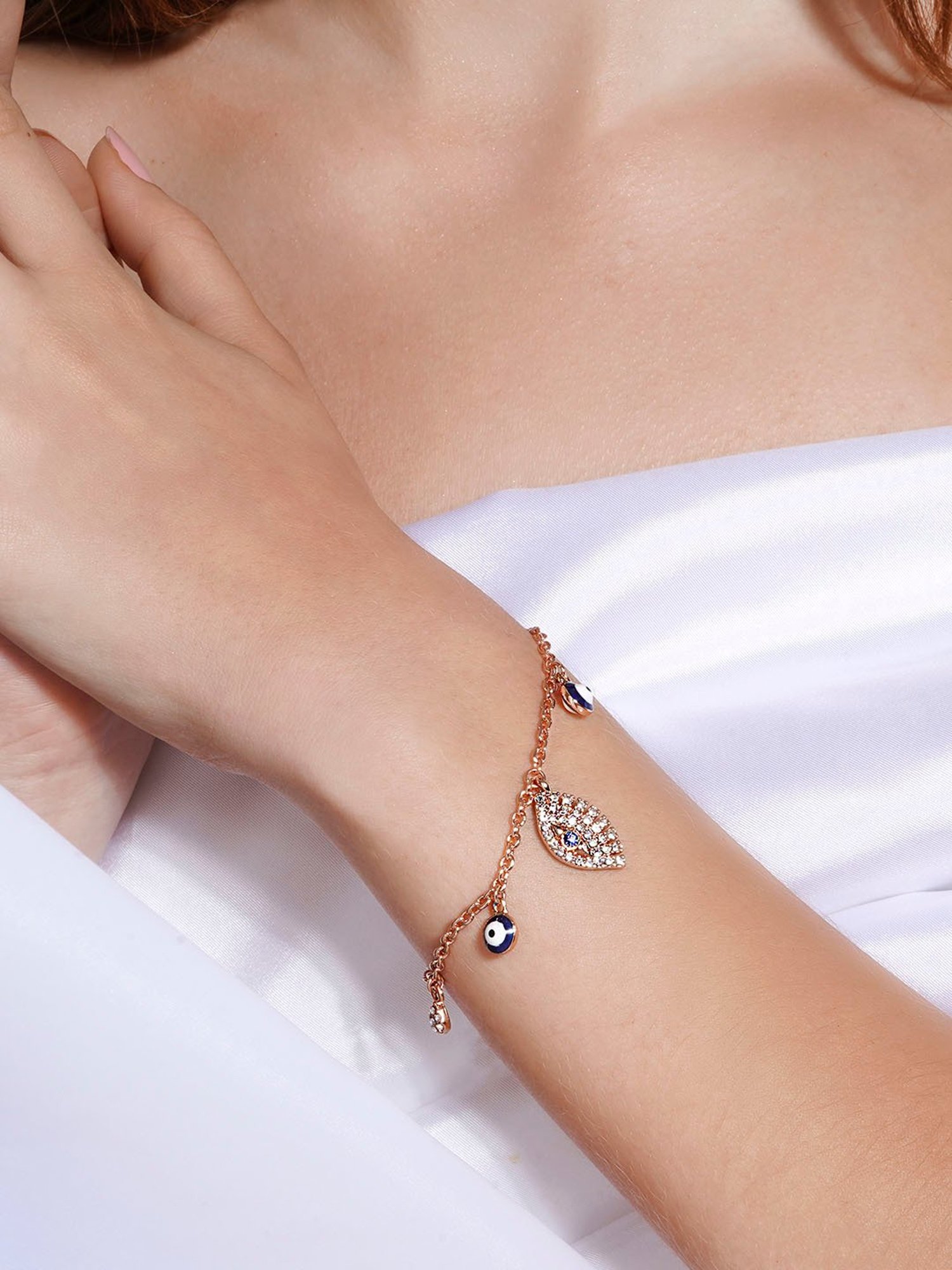 Joker & Witch Guardian Evil Eye Charms Bracelet