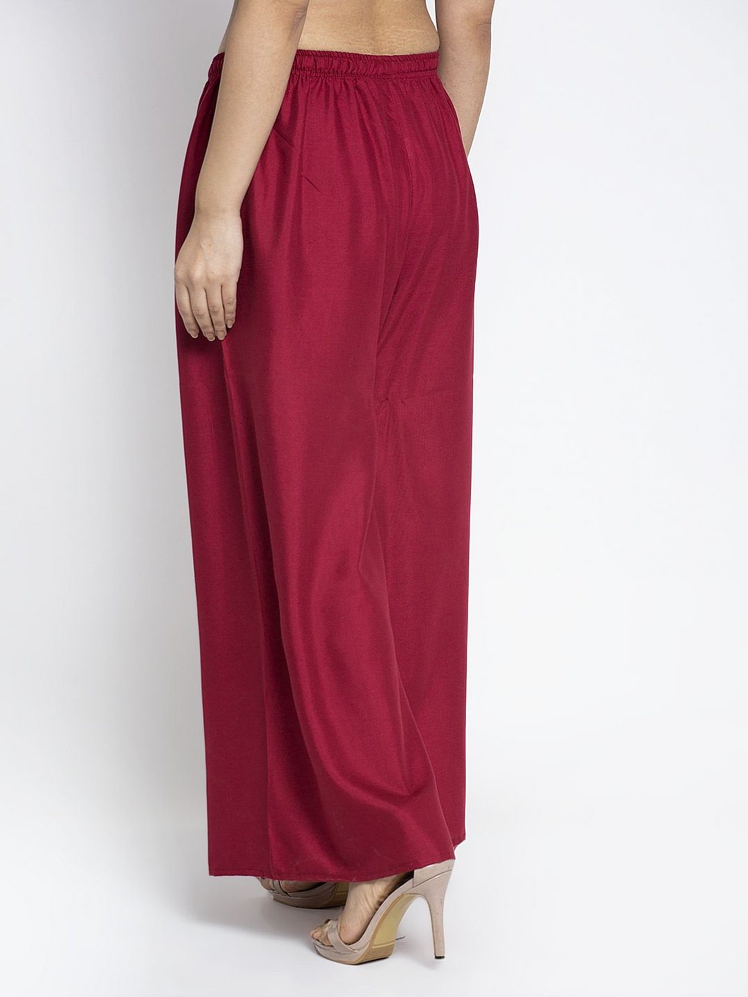 Gracit Multicolor Flared Fit Rayon Palazzos