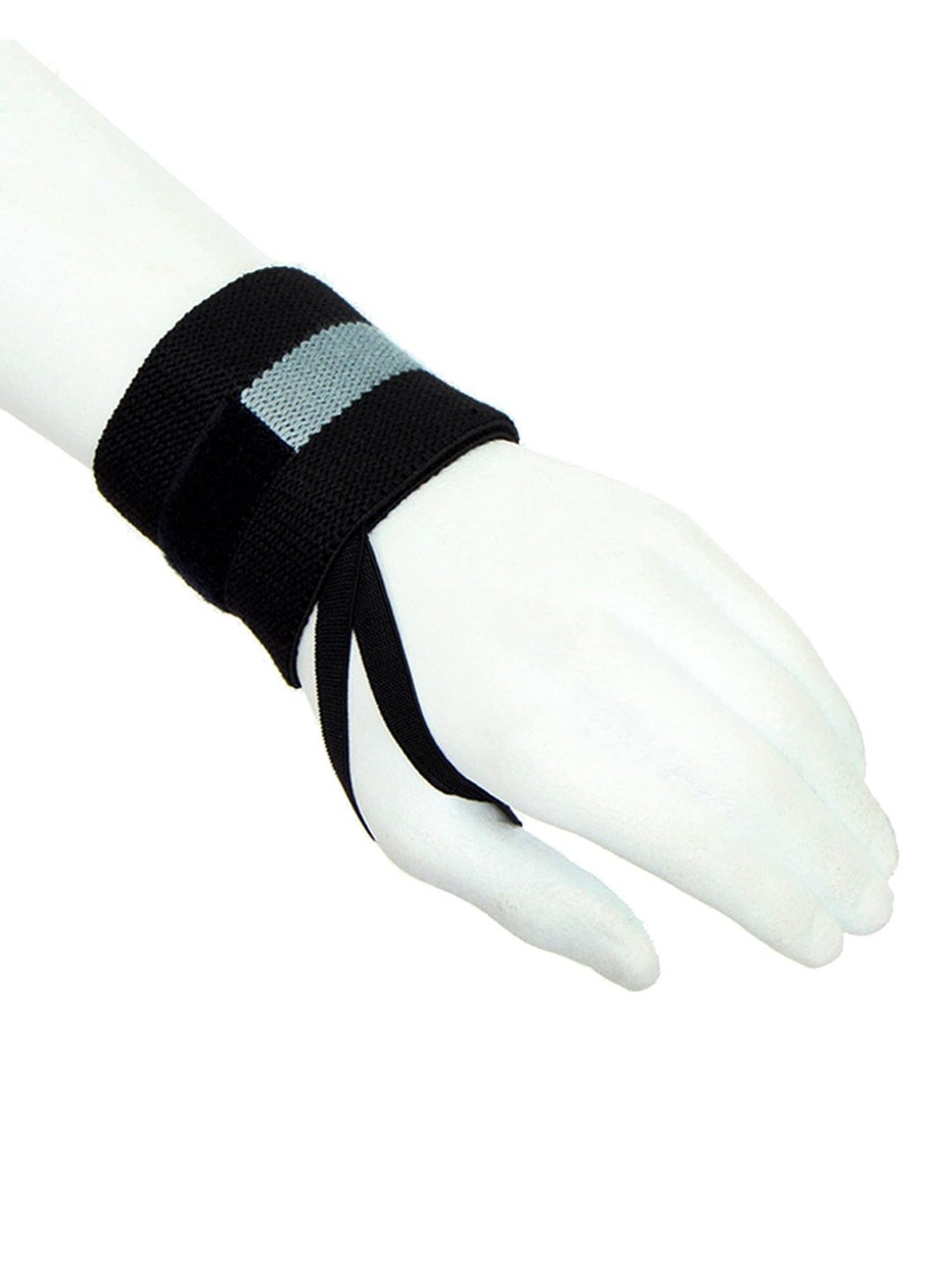 AIVIN Weight Lifting Wrist Support (Black) Size - Free Size