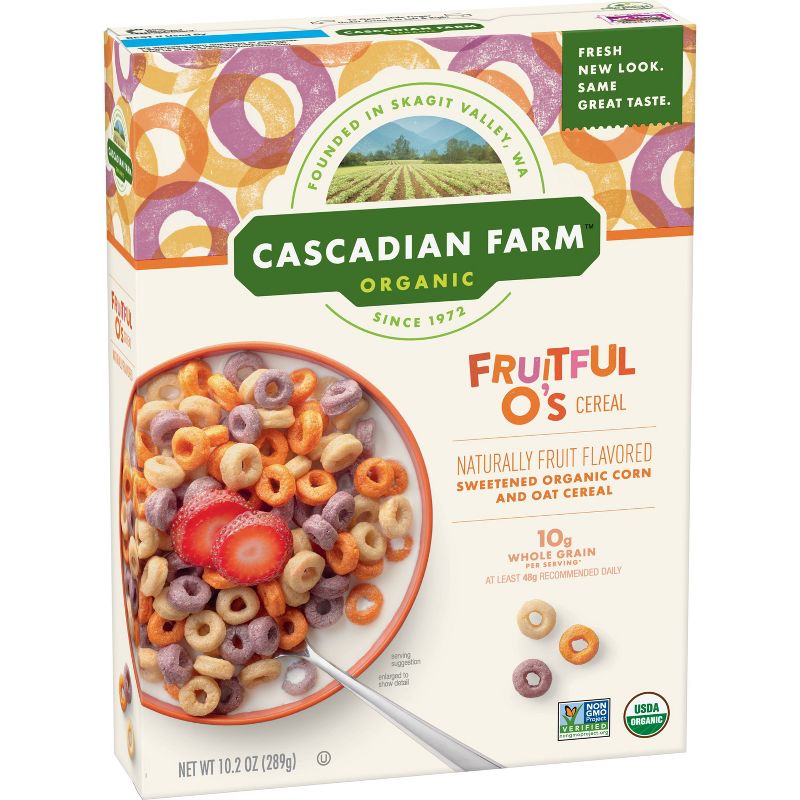 Cascadian Farms Fruitful O's Breakfast Cereal - 10.2oz