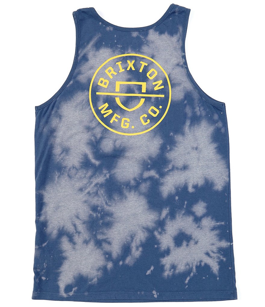 Brixton Sleeveless Crest Graphic Tie-Dye Tank