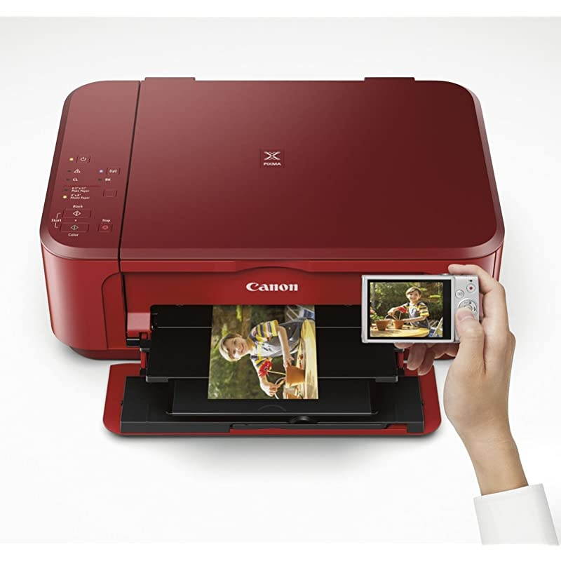 PIXMA MG3620 Wireless AllInOne Color Inkjet Printer with Mobile and Tablet Printing Red