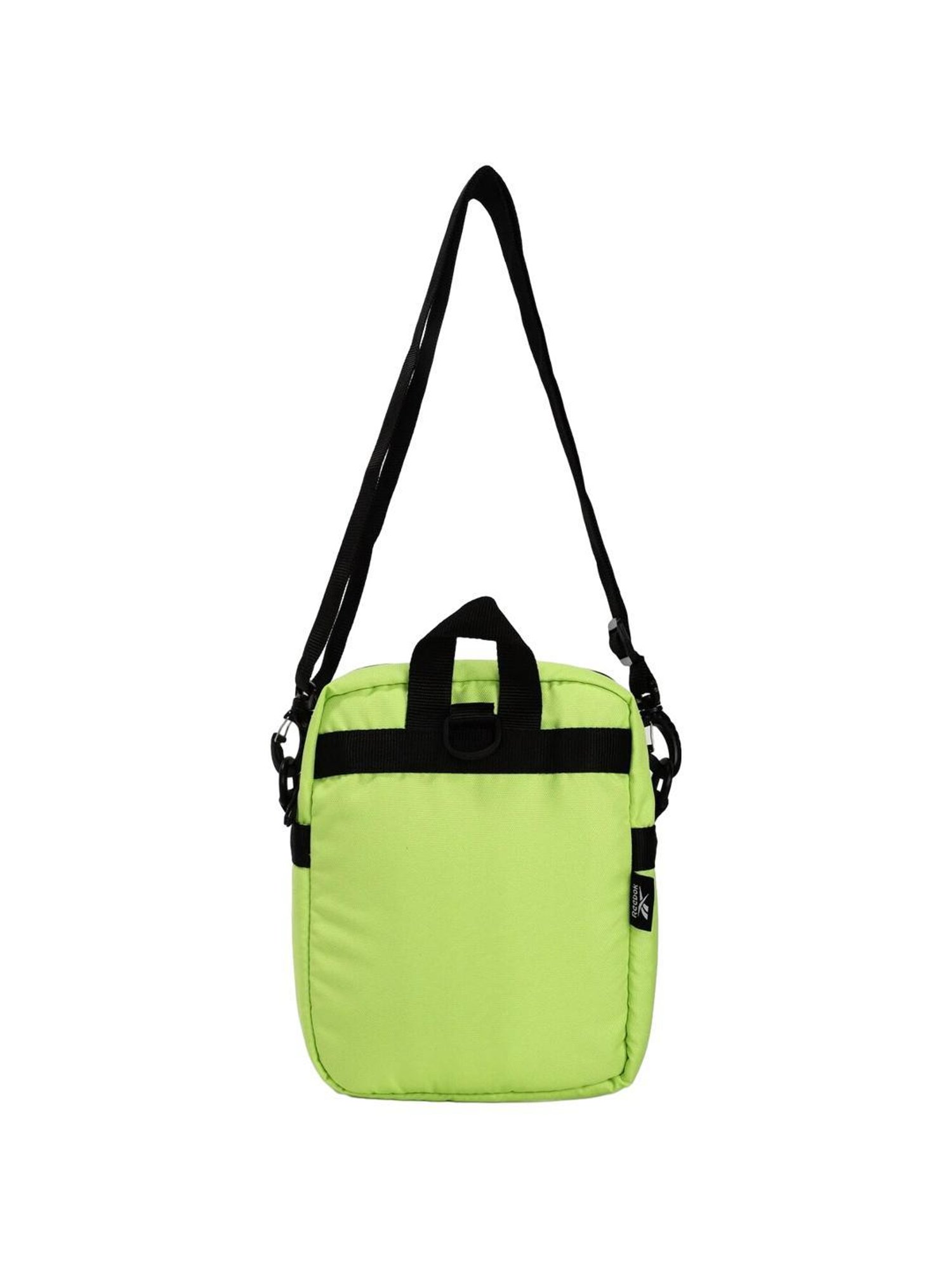 Reebok Tech Style City Green Polyester Solid Cross Body Bag