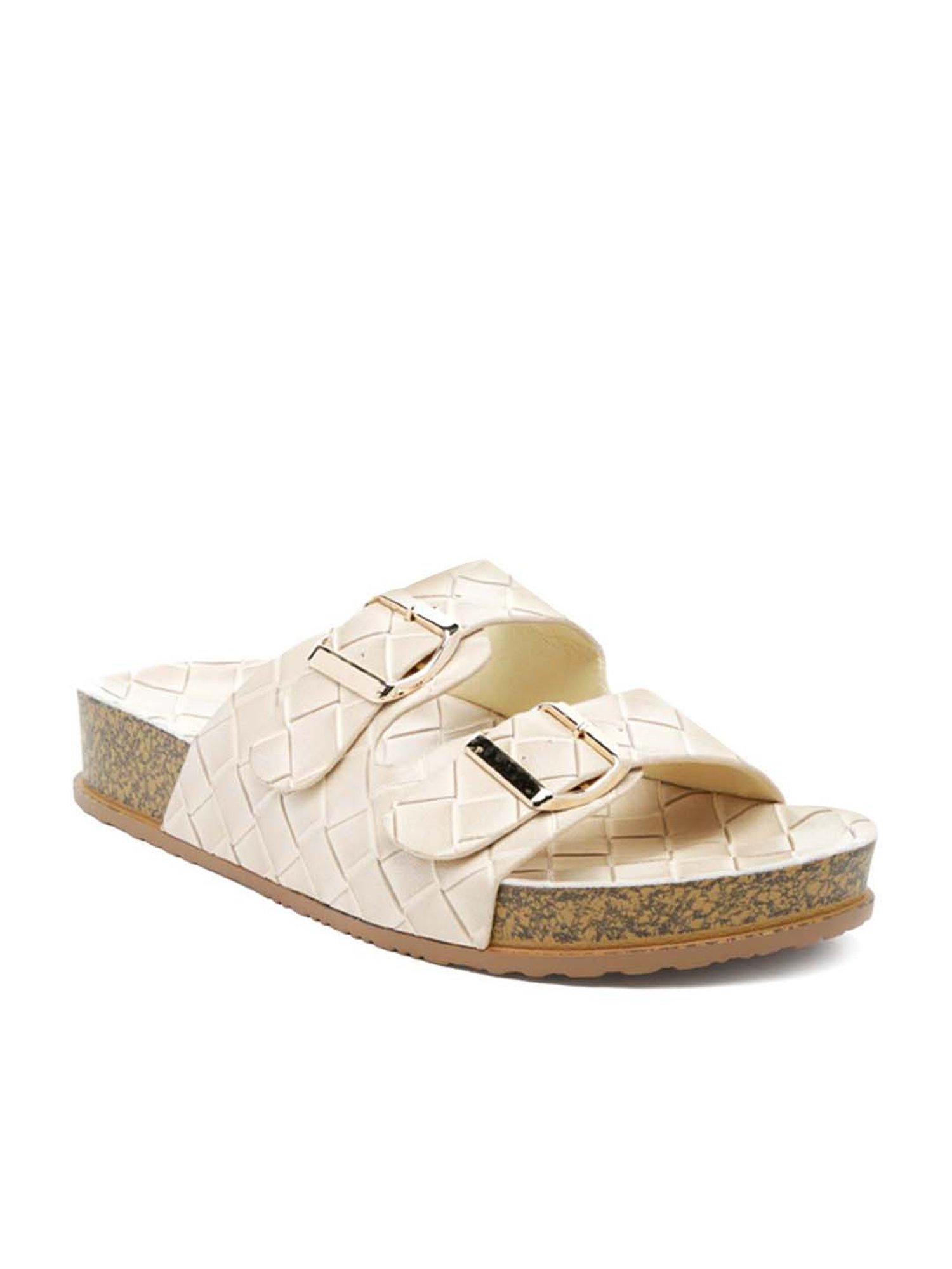 London Rag Women's Beige Casual Sandals