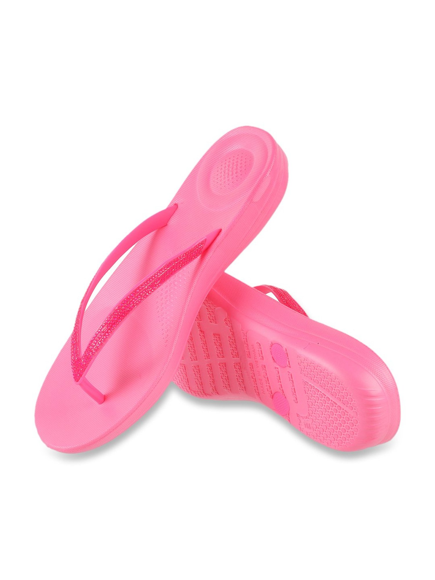 FitFlop Women's Pink Flip Flops