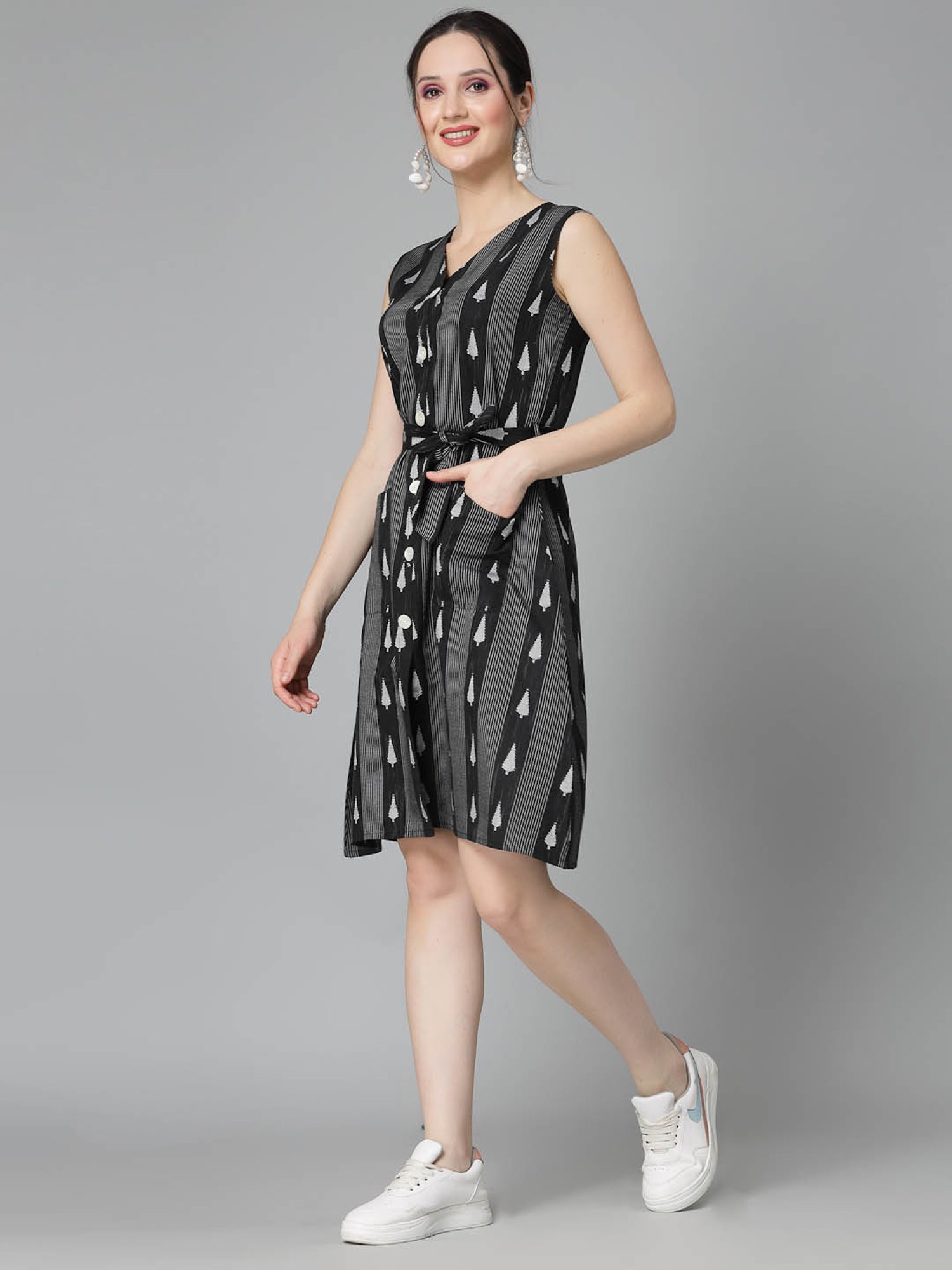 Saffron Threads Red Ethnic Dresses