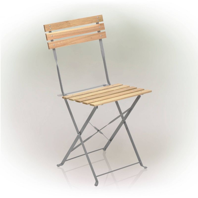 Emma and Oliver 72" x 12" x 12" Birchwood Bar Top Riser with Silver Legs