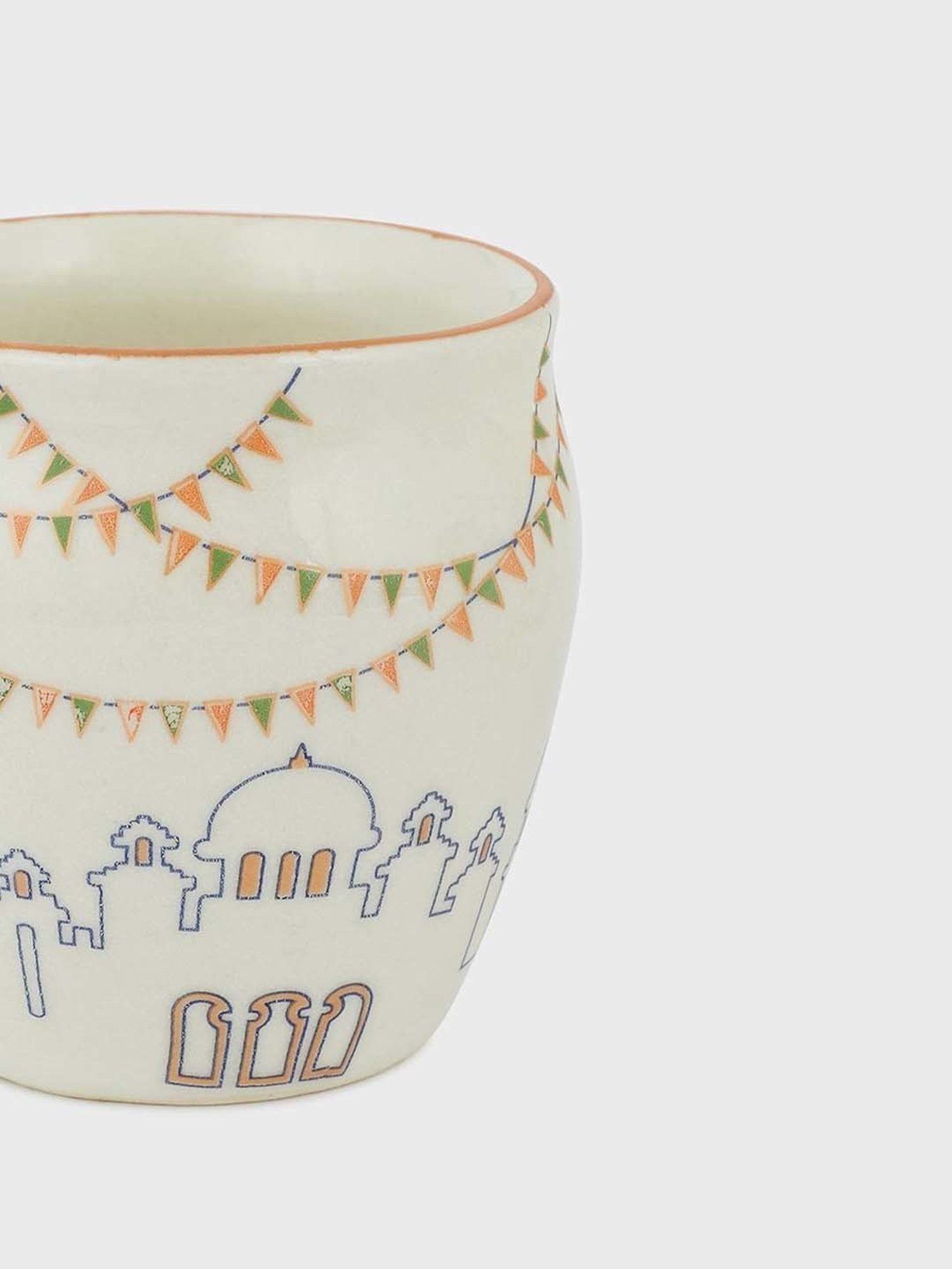 Cello White Opalware Cup (0.18 L) - Set of 6