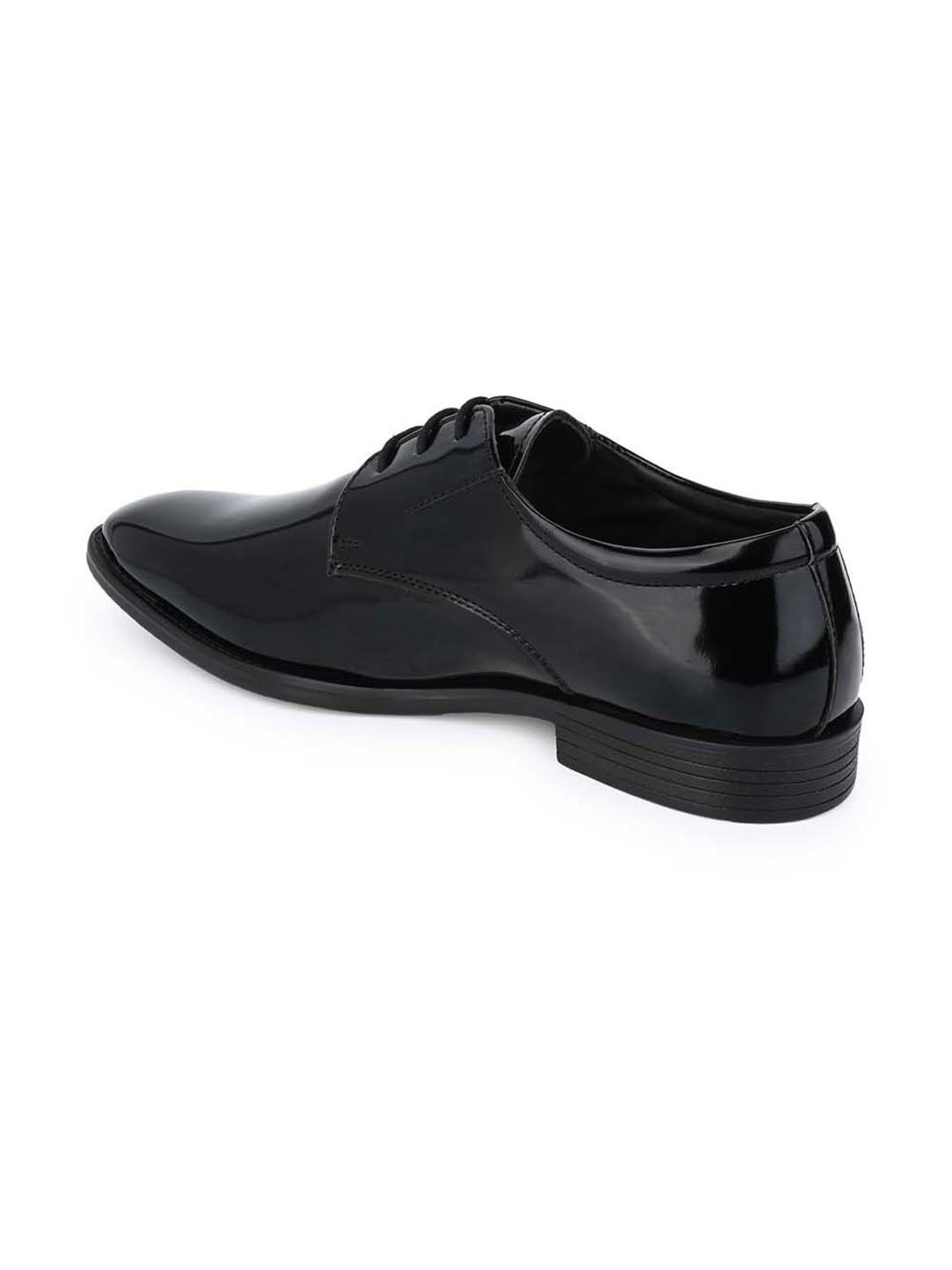Styli Men's Black Derby Shoes