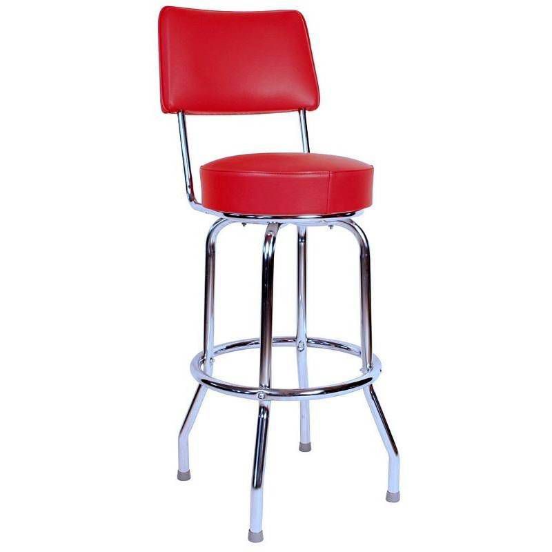 30" Floridian Swivel Barstool Red - Richardson Seating