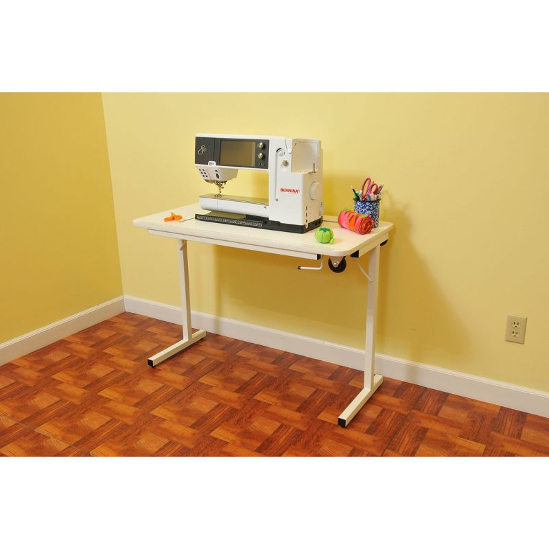 Arrow Cabinets Gidget Folding Sewing and Craft Table II White