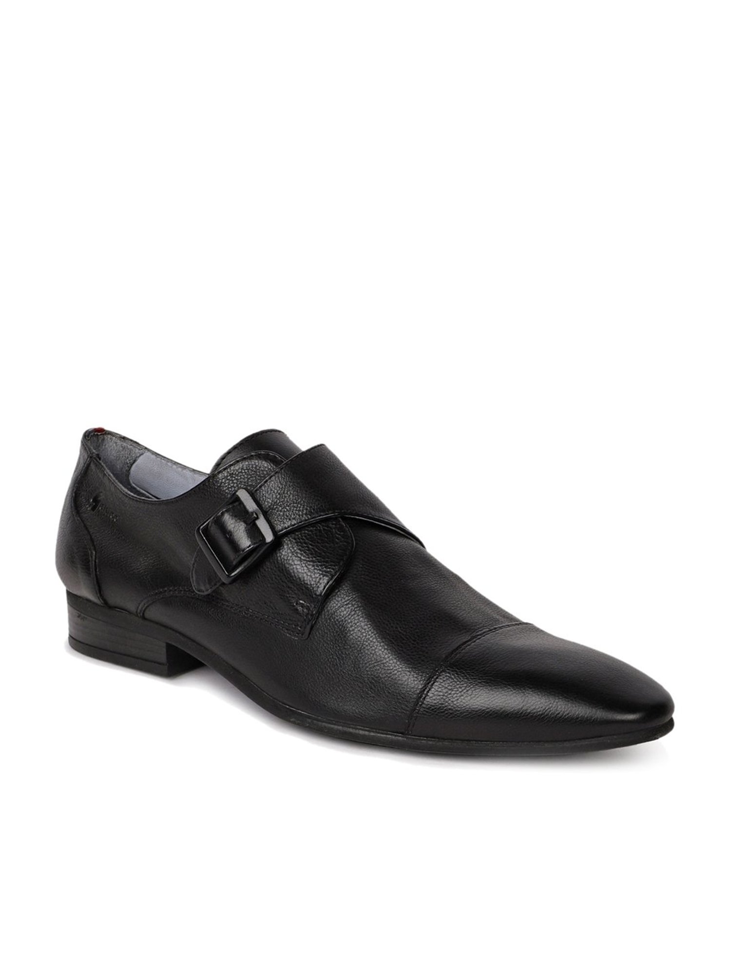 Gabicci Men's Jim Clark G Black Monk Shoes