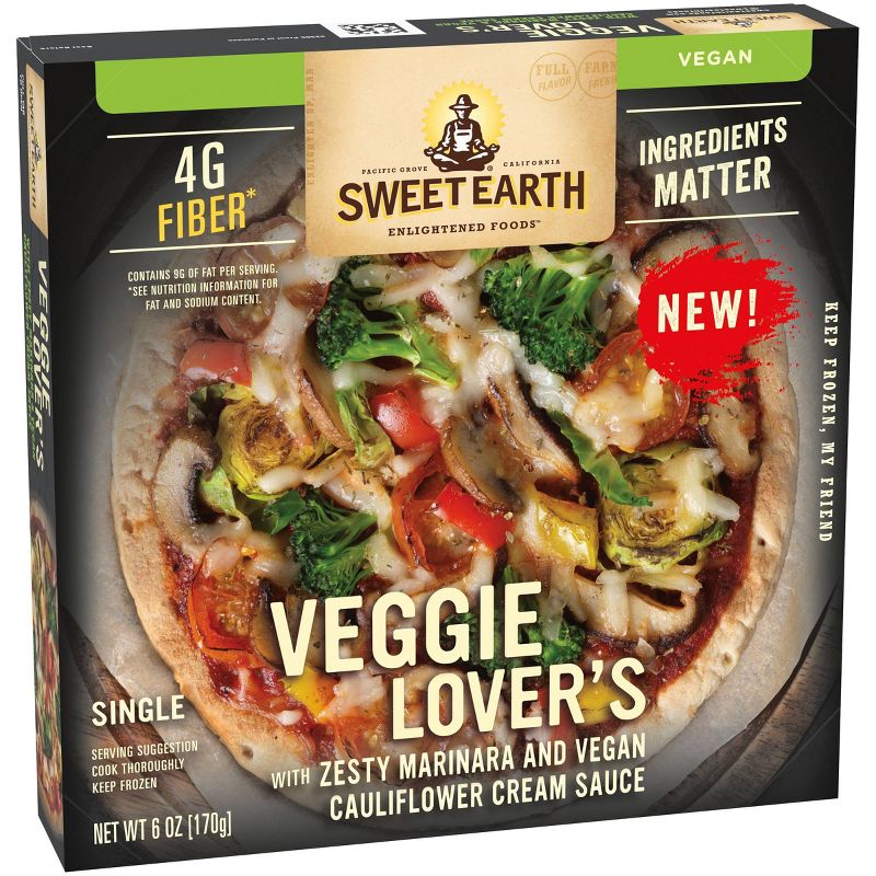 Sweet Earth Frozen Veggie Lover's Pizza - 6oz
