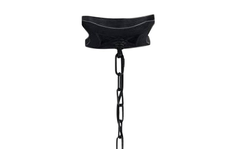 Feiss Yarmouth 8 1/2"W Antique Forged Iron 3-Light Foyer Pendant Light