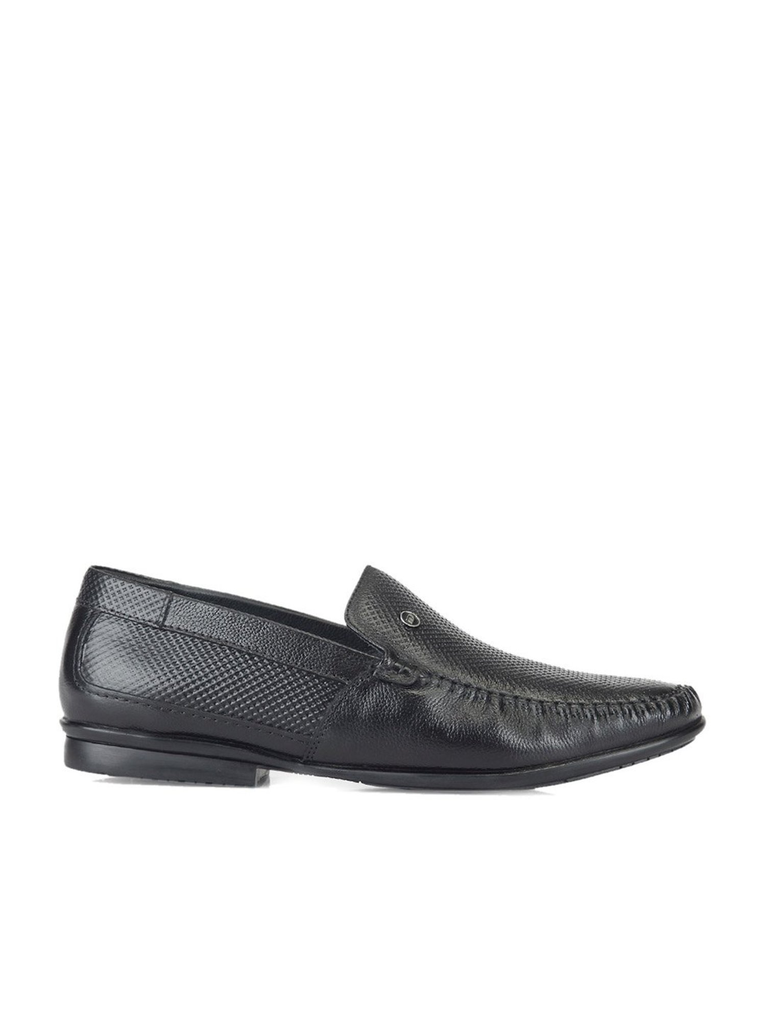 ID Men's Black Casual Loafers