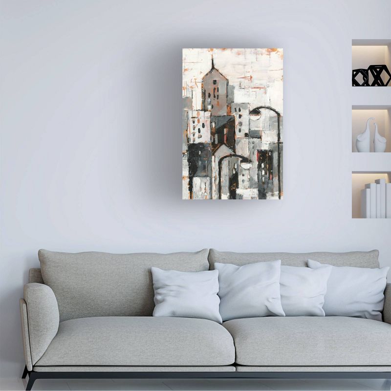 22" x 32" Ethan Harper 'Illuminated City I' Unframed Wall Canvas - Trademark Fine Art
