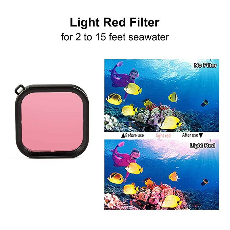 Case for DJI OSMO Action Camera Accessories, Housing Case Protective Shell with Anti Fog Inserts Suitable for Underwater Diving Photography 200FT/61M