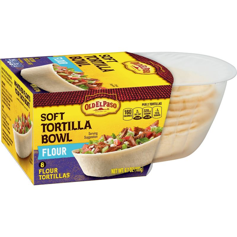Old El Paso Stand 'n Stuff Flour Tortillas - 6.7oz/8ct
