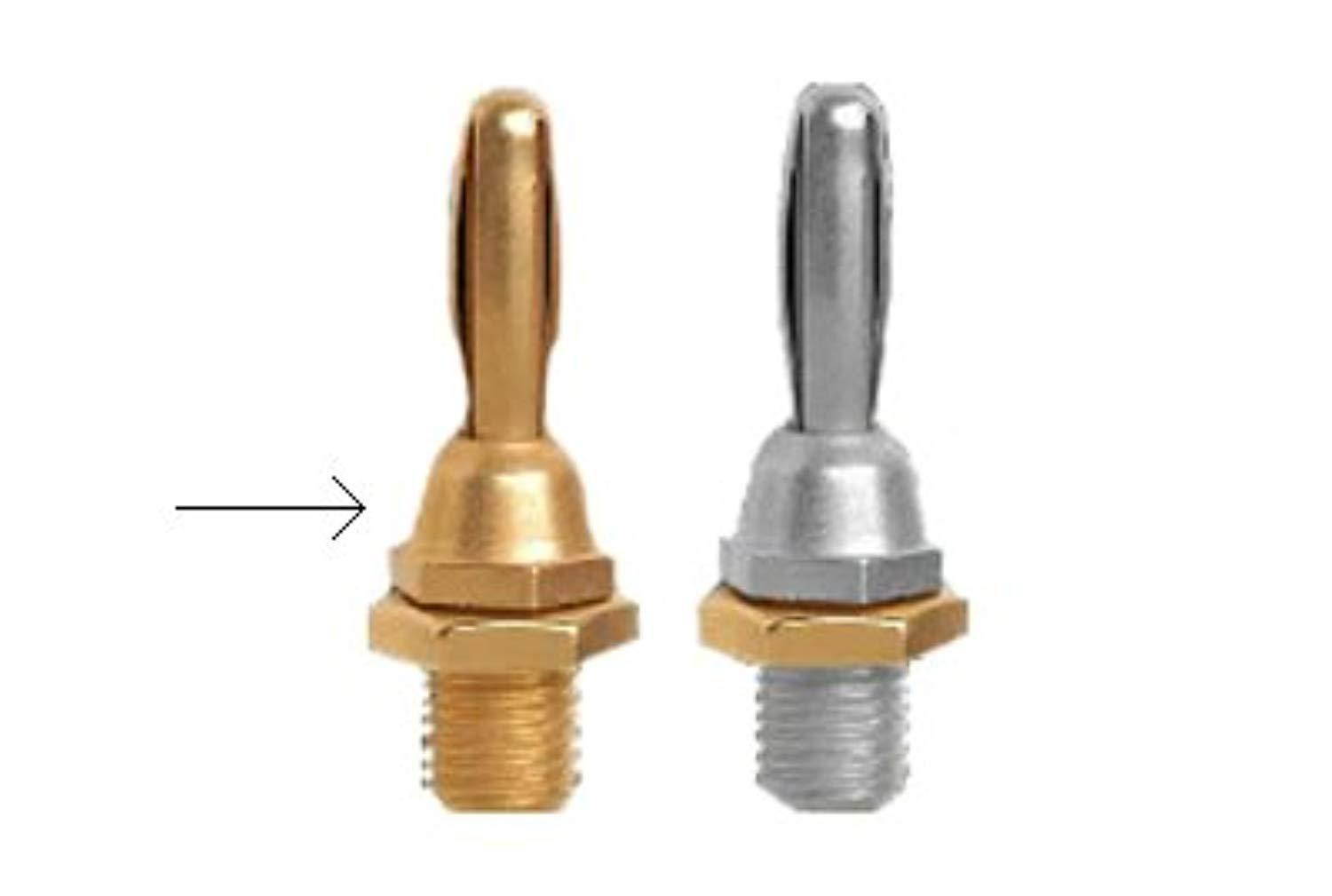 AudioQuest 1002/G 4-Pack Gold Banana Plugs