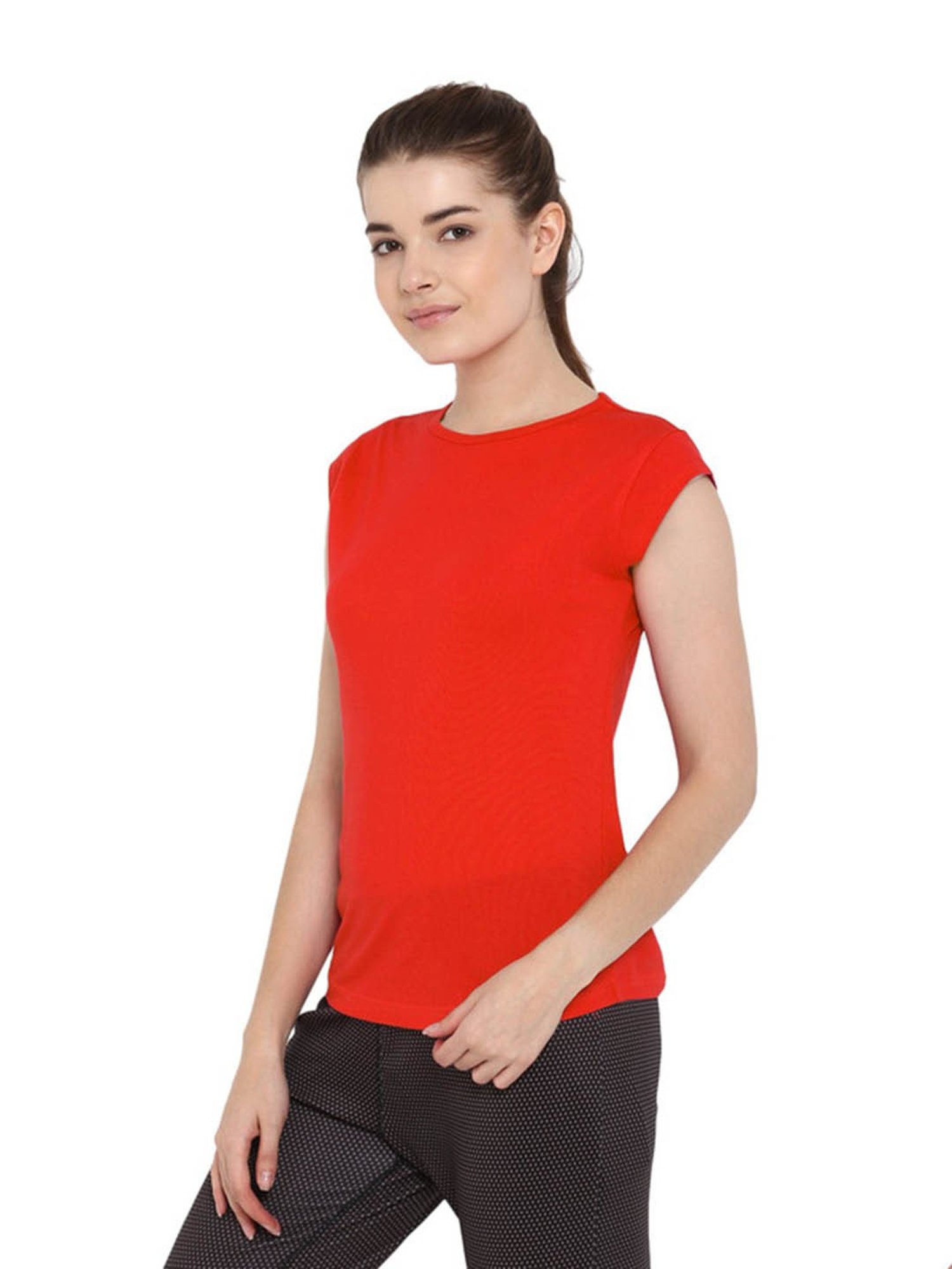 Appulse Red & Dark Pink Cotton T-Shirt - Pack of 2