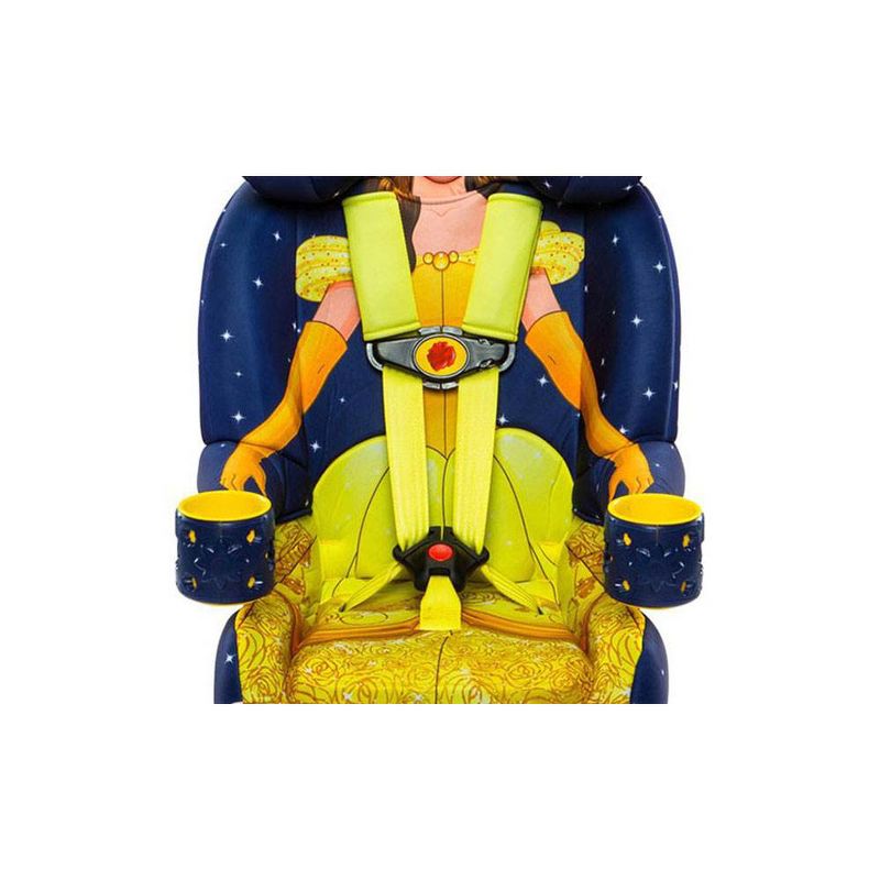 Kids Embrace Disney Princess Belle Combination 5 Point Harness Booster Car Seat