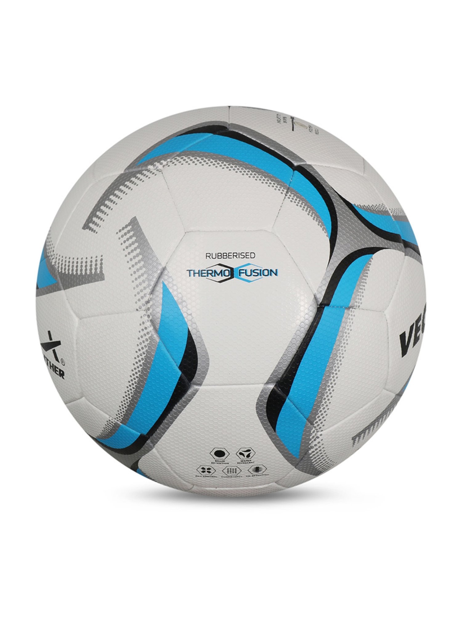 Vector X White & Blue Football - Size 5