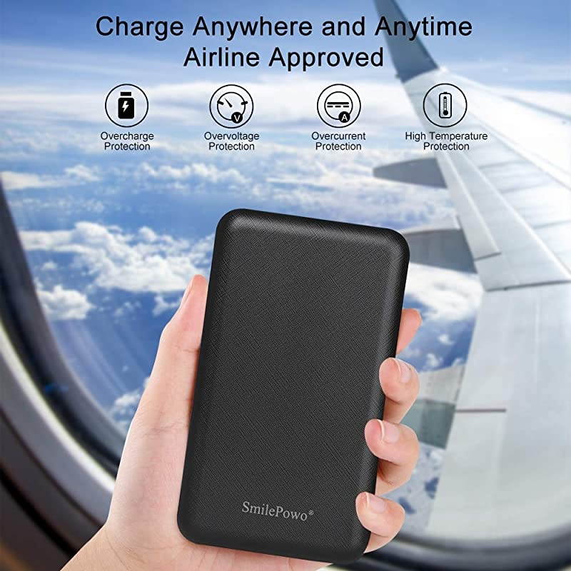 Portable Charger Power Bank 16000mAh Whit QC 30 18W PD USBC Input HighSpeed Charging Technology Phone Charger for iPhoneSamsungTablets etc