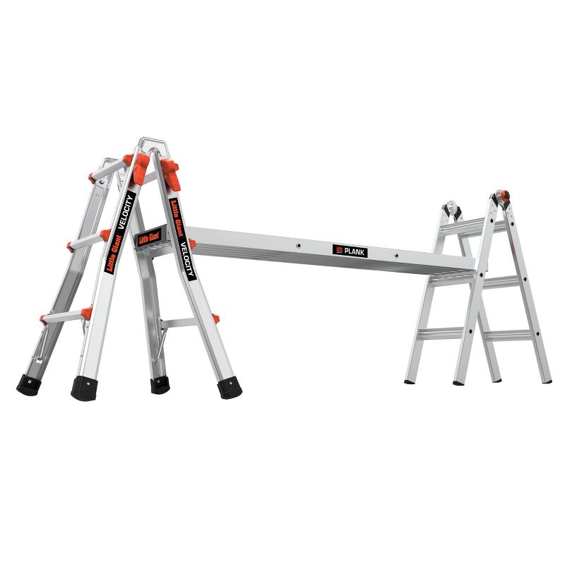 Little Giant Ladder Systems Model 13 300lb ANSI Type IA rated Aluminum Ladder Gray