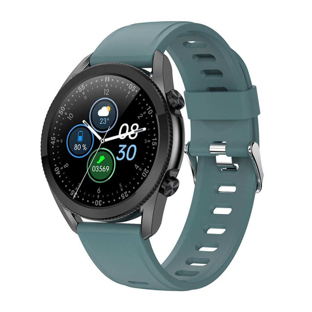 I12 1.3 Inch Color Full Touch Screen Smart Watch Men Women Waterproof Heart Rate With Phone Call Music Sports Tracker,1.3 inch,green