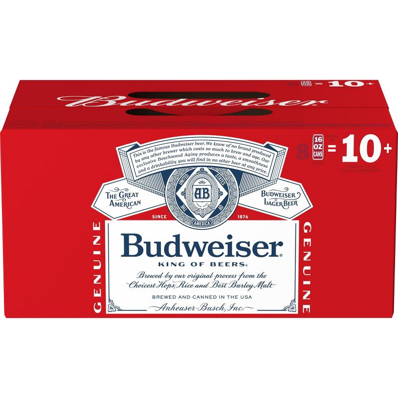 Budweiser Lager Beer - 8pk/16 fl oz Cans