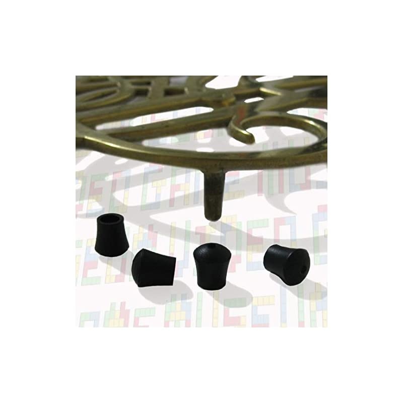 of 4 Replacement Rubber Covers for Trivet Feet