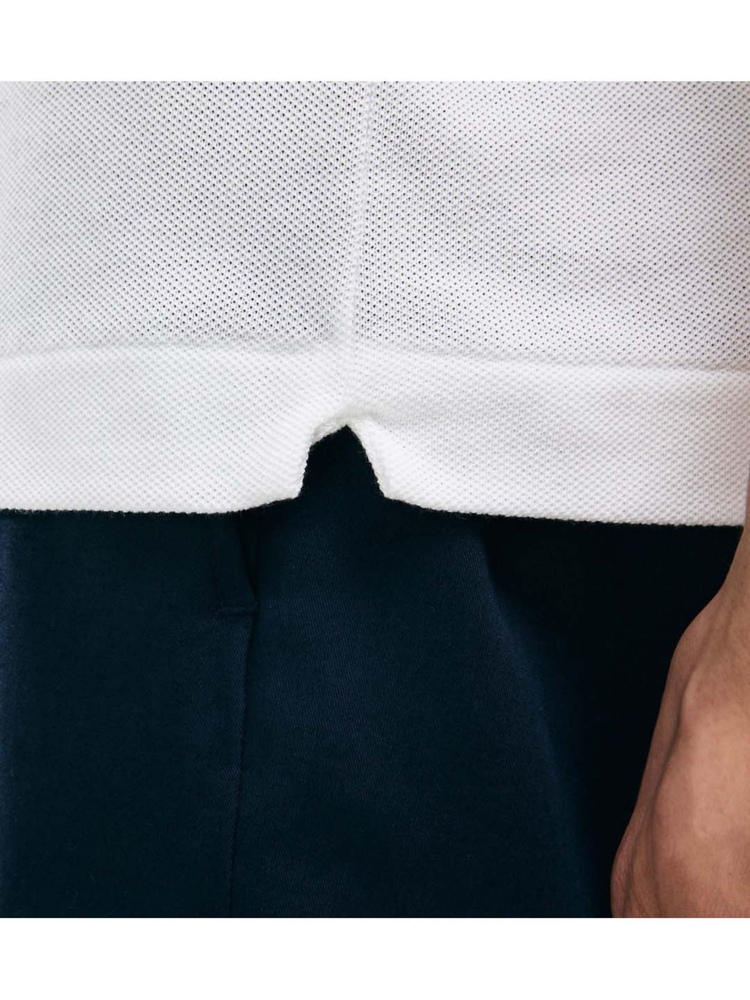 Lacoste White L.12.12 Classic Fit Polo T-Shirt