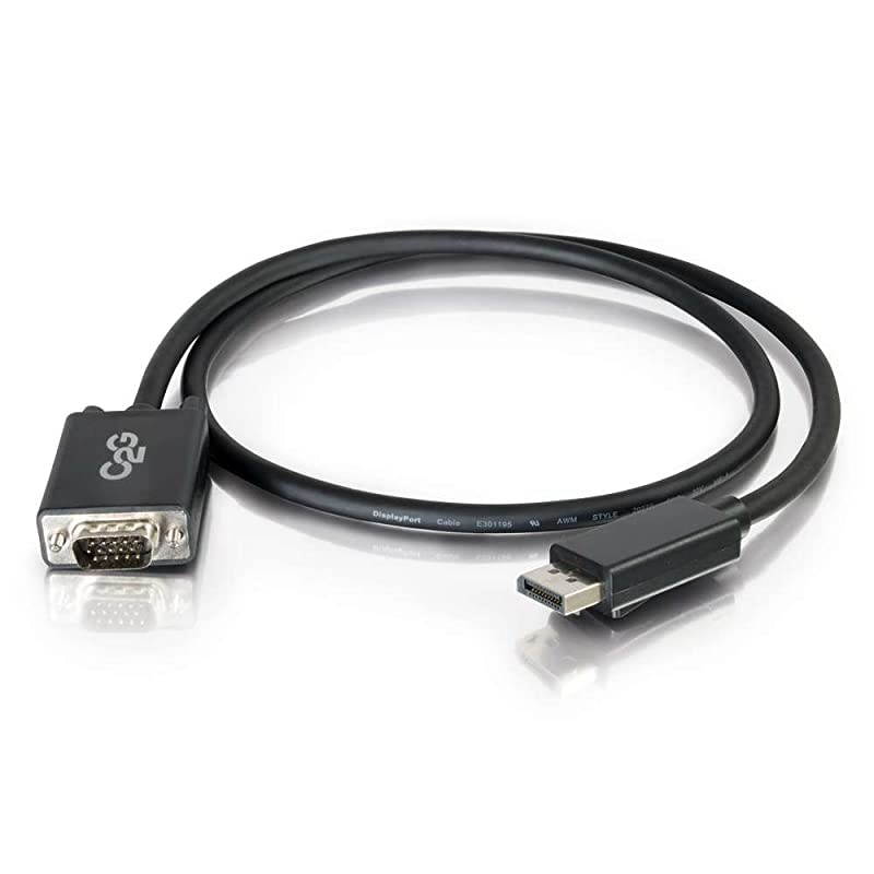 54331 DisplayPort Male to VGA Male Active Adapter Cable TAA Compliant Black 3 Feet 091 Meters