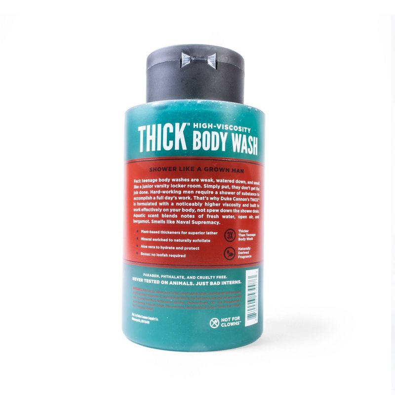 Duke Cannon Thick Body Wash High Viscosity Naval Supremacy - 17.5 fl oz