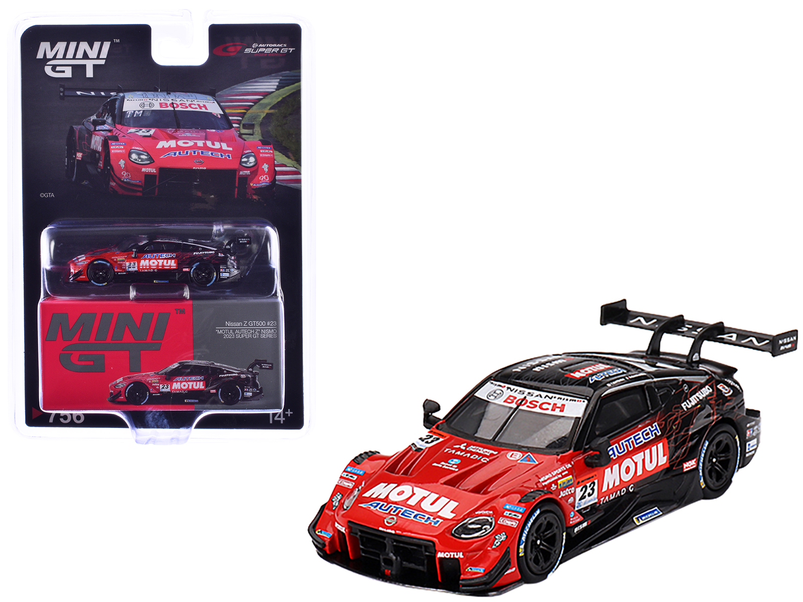 Nissan LB-Silhouette WORKS GT 35GT-RR Ver.2 RHD (Right Hand Drive) #23 Tetsuya Hibino "LB Racing - Formula Drift" (2022) 1/18 Model Car by Top Speed