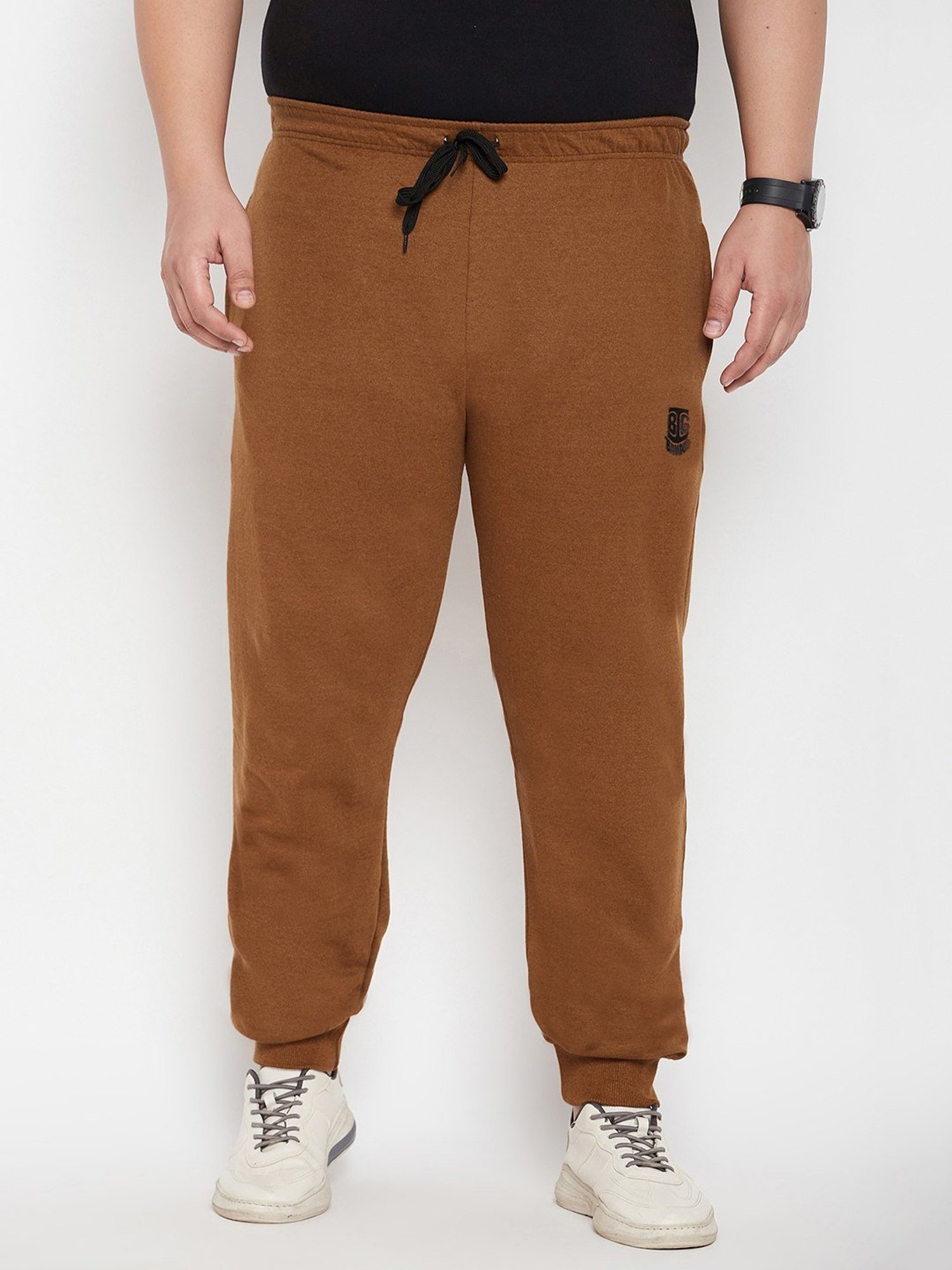 Bigbanana Brown Regular Fit Joggers