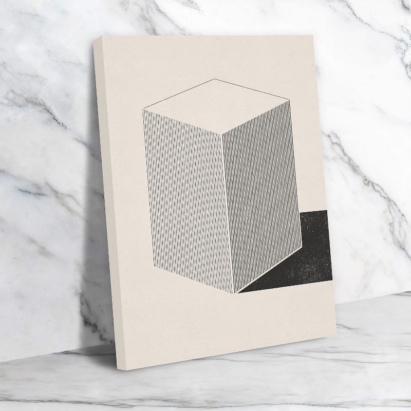 Americanflat Box 1 by Roseanne Kenny Wall Art Canvas - 11" x 14"