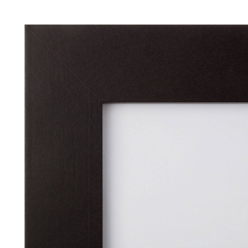28" x 40" Matted to 4" x 6" Collage Picture Frame Black - Gallery Solutions
