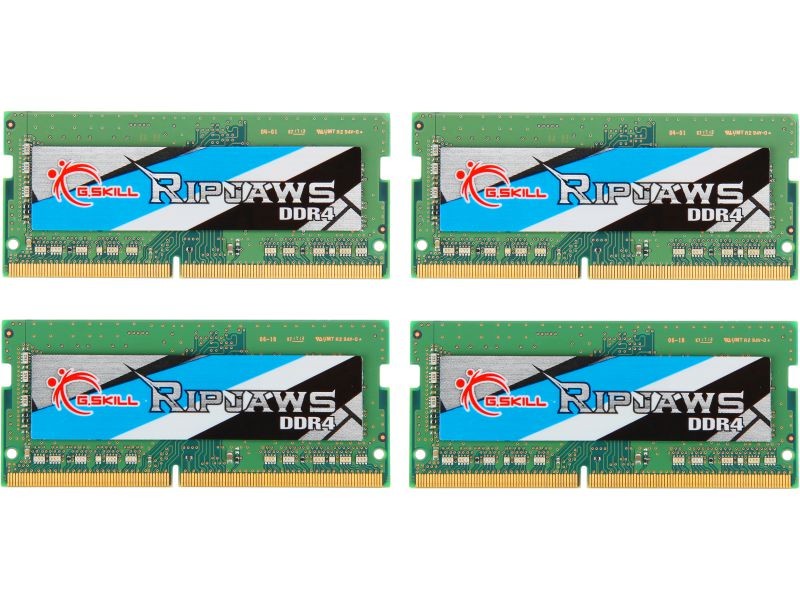 G.SKILL Ripjaws SO-DIMM 8GB 260-Pin DDR4 SO-DIMM DDR4 3200 (PC4 25600) Laptop Memory Model F4-3200C18S-8GRS