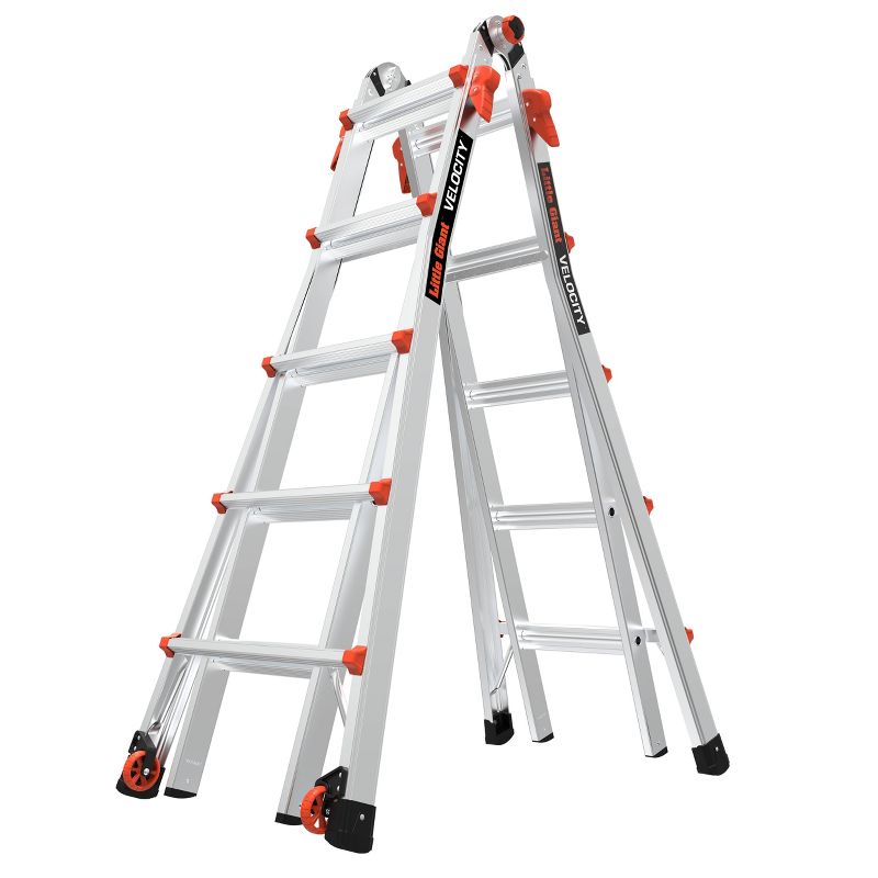 Little Giant Ladder Systems 300 lb ANSI Type IA rated Aluminum Ladder Gray